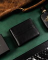 Veľká pánska kožená peňaženka s RFID systémom - Rovicky