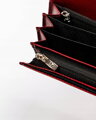 Veľká, kožená dámska peňaženka na patent so systémom RFID - Rovicky