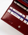 Veľká, kožená dámska peňaženka na patent so systémom RFID - Rovicky