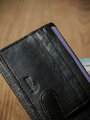 Pánska kožená peňaženka v horizontálnom prevedení s RFID Stop membránou - Pierre Andreus