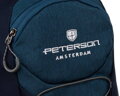 Námornícky modrý turistický batoh so záchrannou píšťalkou - Peterson