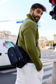 Kompaktná pánska polyesterová crossbody taška – Peterson