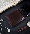 Kožená peňaženka ROVICKY PC-103-BAR RFID