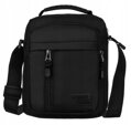 Pánska crossbody taška z polyesteru - Peterson PU PTN 99037 Black