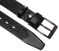 Pánsky kožený opasok s croco razbou - Peterson