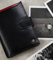 Pánska kožená peňaženka na karty s RFID Protect - Rovicky