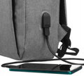 Mestský, biznis batoh na notebook s USB portom - Peterson
