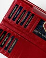 Priestranná, kožená dámska peňaženka s RFID systémom - Peterson