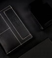 Veľká vertikálna kožená peňaženka s RFID - Always Wild