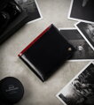 Pánska peňaženka N992-RVT Black+Red