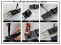Pánsky kožený opasok s klasickou prackou - Always Wild