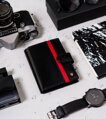 Štýlová pánska peňaženka Rovicky Black-Red