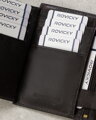Pánska kožená peňaženka na karty s RFID Protect - Rovicky