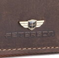 Kožená pánska peňaženka s RFID zipsom - Peterson