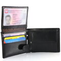 Pánska kožená peňaženka s ochranou karty RFID Protect - Rovicky