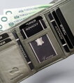 Malá, ležatá dámska peňaženka z prírodnej kože na patentku - 4U Cavaldi