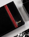 Elegantná peňaženka z leštenej prírodnej kože - Peterson