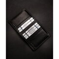Czarne etui na karty ze skóry naturalnej z systemem RFID - 4U Cavaldi