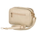 Béžová mestská dámska crossbody kabelka 