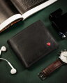 Pánska kožená peňaženka RFID Protect - Peterson