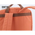 Oranžovo-hnedý mestský ruksak so zipsom - Himawari