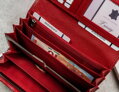 Priestranná, horizontálna dámska peňaženka z prírodnej kože s RFID systémom - Cavaldi