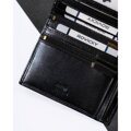 Čierna pánska kožená peňaženka s RFID ochranou – Rovicky