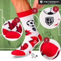 Pánske ponožky futbal 3 páry veľkosť 38–44 - Peterson
