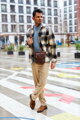 Priestranná crossbody taška Peterson