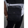 Čierna pánska kožená crossbody taška Peterson s puzdrom na kľúče