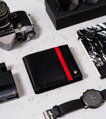 Pánska peňaženka N01-RVTP-3012 Black-Red