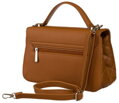 Karamelová dámska crossbody kabelka so strieborným kovaním - David Jones