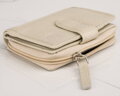 Kožená taška + peňaženka PTN D73-DS Light Beige