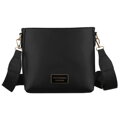 Dámska čierna crossbody kabelka z ekokože - Peterson