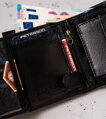 Malá kožená pánska peňaženka s RFID systémom - Peterson