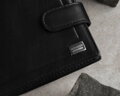 Kožená pánska peňaženka s RFID systémom uzatváraná na patentku - Rovicky