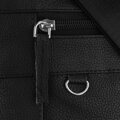 Pánska čierna kožená crossbody taška Rovicky – elegantná a praktická na každý deň