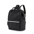 Čierny mestský ruksak z materiálu Cordura s priehradkou na notebook do 15,6" - Himawari