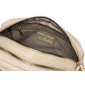 Béžová mestská dámska crossbody kabelka 