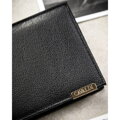 Veľká čierna pánska kožená peňaženka 4U Cavaldi s RFID ochranou