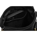 Čierna pánska kožená crossbody taška Peterson + puzdro na kľúče