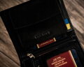 Pánska kožená peňaženka bez zapínania s RFID systémom - Peterson