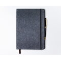 Šedý zápisník B5 s linajkami a tvrdou väzbou