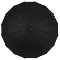 Duży, elegancki parasol rządowy w czarnym kolorze - Peterson