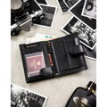 Pánska kožená peňaženka v čiernej farbe s patentom a RFID - Peterson