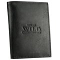 Kožená vertikálna peňaženka bez zapínania - Always Wild