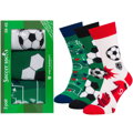 Pánske ponožky futbal 3 páry veľkosť 38–44 - Peterson