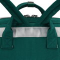 Zielony plecak damski z poliestru z miejscem na laptopa i portem USB - Peterson