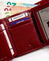 Stredná dámska peňaženka so systémom RFID vyrobená z prírodnej kože - Rovicky