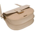 Dámska béžová crossbody kabelka Peterson so zlatými detailmi
